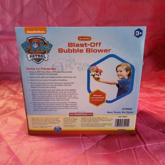 Paw Patrol Marshall Blast off bubble blower - Picture 3 of 5